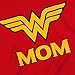 Popfunk Wonder Woman Wonder Mom Mother's Day T-Shirt & Stickers | Mothers Day Gift (X-Large, Red)