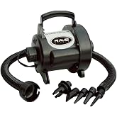 Rave Sports Electric Air Pump &ndash; Portable High Speed Inflator/Deflator for Inflatables, Water Slides, Air Mattresses &amp; Pool Toys with 5 Adaptors