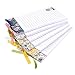 Juvale to-Do-List Notepad - 6-Pack Magnetic Notepads, Fridge Grocery List Magnet Memo Pad for Shopping, to Do List, Reminders, House Chores, Assorted Floral Designs, 60 Sheets Per Pad, 4 x 8 Inches