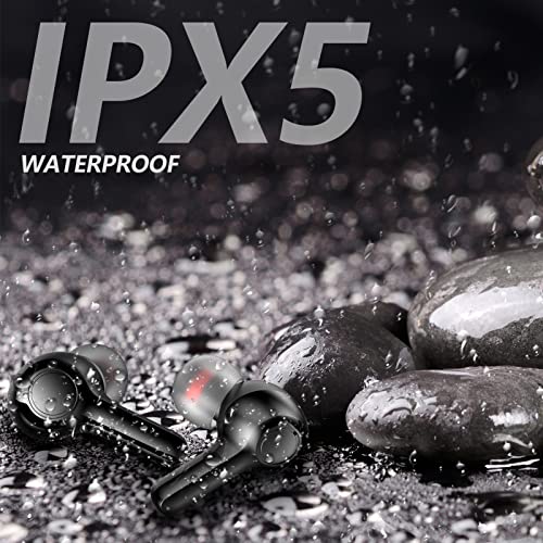 Cuffie Bluetooth, Cuffie Senza Fili Con Bluetooth 5.2, Cuffie Senza Fili Con Suono Stereo HiFi Nell\'orecchio, 20 Ore Di Autonomia, Impermeabili IPX5, Cuffie Con Microfono Per Smartphone