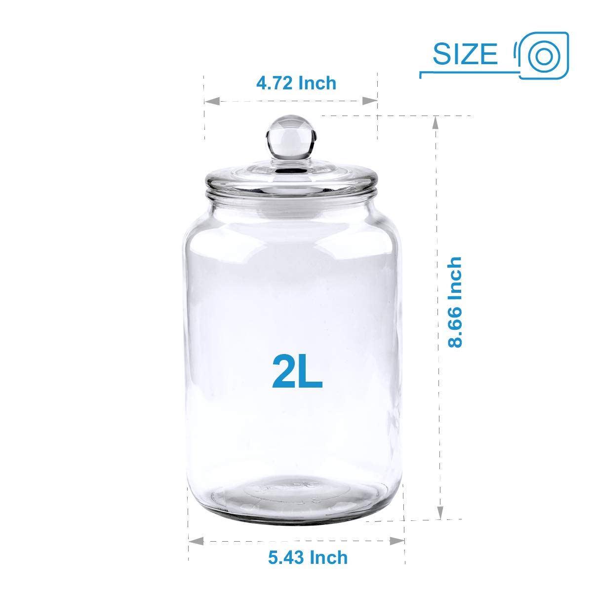 food grade glass jars