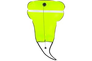 Dawitrly Diving Lift Bags, High Visibility 70lb Nylon Over Pressure Valve Scuba Salvage Lift Bag with Open Bottom, Reflective Band and Safety Gear for Underwater Scuba Dive Snorkeling