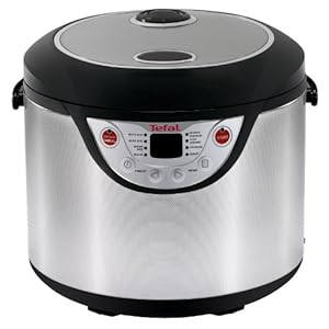 Tefal RK302E15 Multicook 8-in-1 Multicooker, (4 Portions), 600 W, 5 Litre Silver