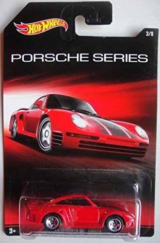 HOT WHEELS PORSCHE SERIES RED PORSCHE 959 3/8
