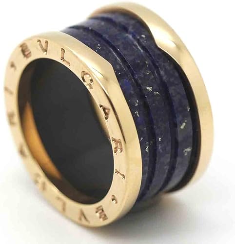 Amazon ブルガリ Bvlgari B Zero リング 指輪 K18イエローゴールド ラピスラズリ メンズ 中古 リング 通販