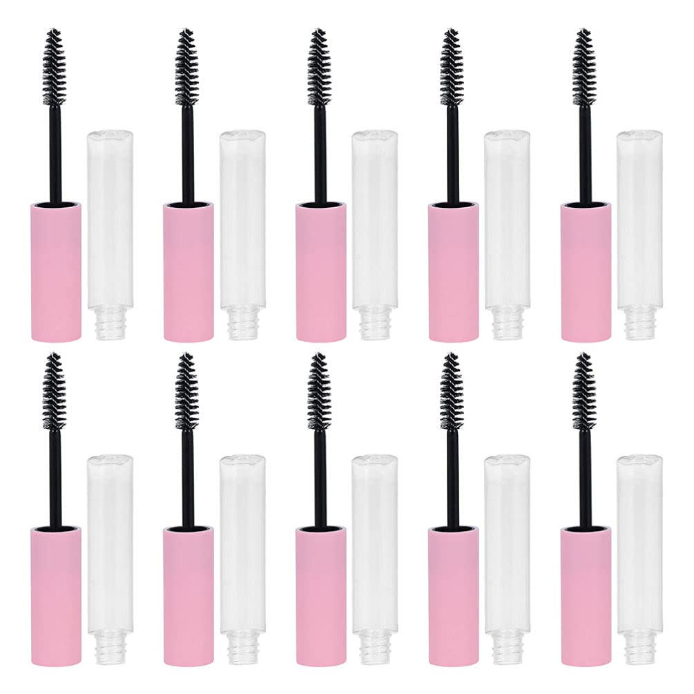 Lurrose Clear Mascara 15pcs 10ml Plastic Mascara Tubes Empty Mascara Tube Container Mascara Dispenser for Travel () Lip Gloss Containers