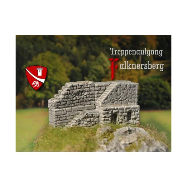 Treppenaufgang Falknersberg, Bausatz, Spur N