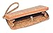 Womens Clutch Wallet Wristlet with Lanyard made from Eco Friendly Cork