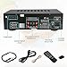 Pyle 200W Home Audio Power Amplifier – Stereo Receiver w/ AM FM Tuner, 2 Microphone Input w/ Echo for Karaoke, Great Addition to Your Home Entertainment Speaker System – PT260Athumb 1