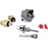 GEATaaT Pool Heater Repair Kit for Pentair MasterTemp &amp; Max-E-Therm | Includes Stack Flue Sensor, Thermistor &amp; Switch, Replaces# 42002-0024S, 42001-0053S, 42001-0060S, 42002-0025S, 42001-0063S