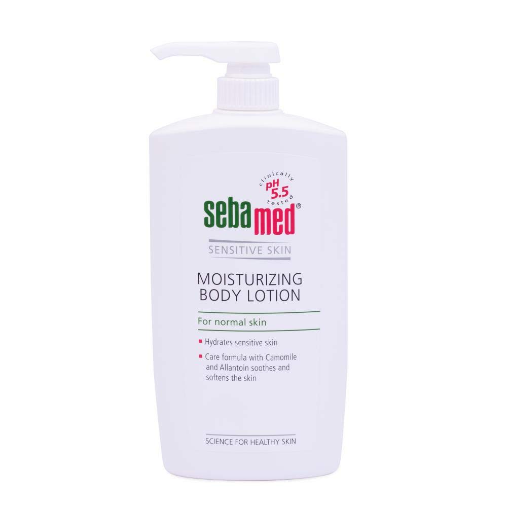 Sebamed Sensitive Moisturising Body Lotion | Hydrates, Soothes, and Softens Sensitive Skin | Non Greasy |750ml