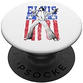 Elvis Presley American Flag PopSockets Adhesive PopGrip