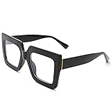 Bouryo Oversized Blue Light Glasses for Women Big