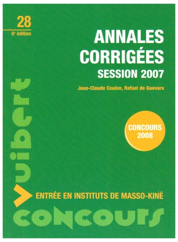 Annales corrigées