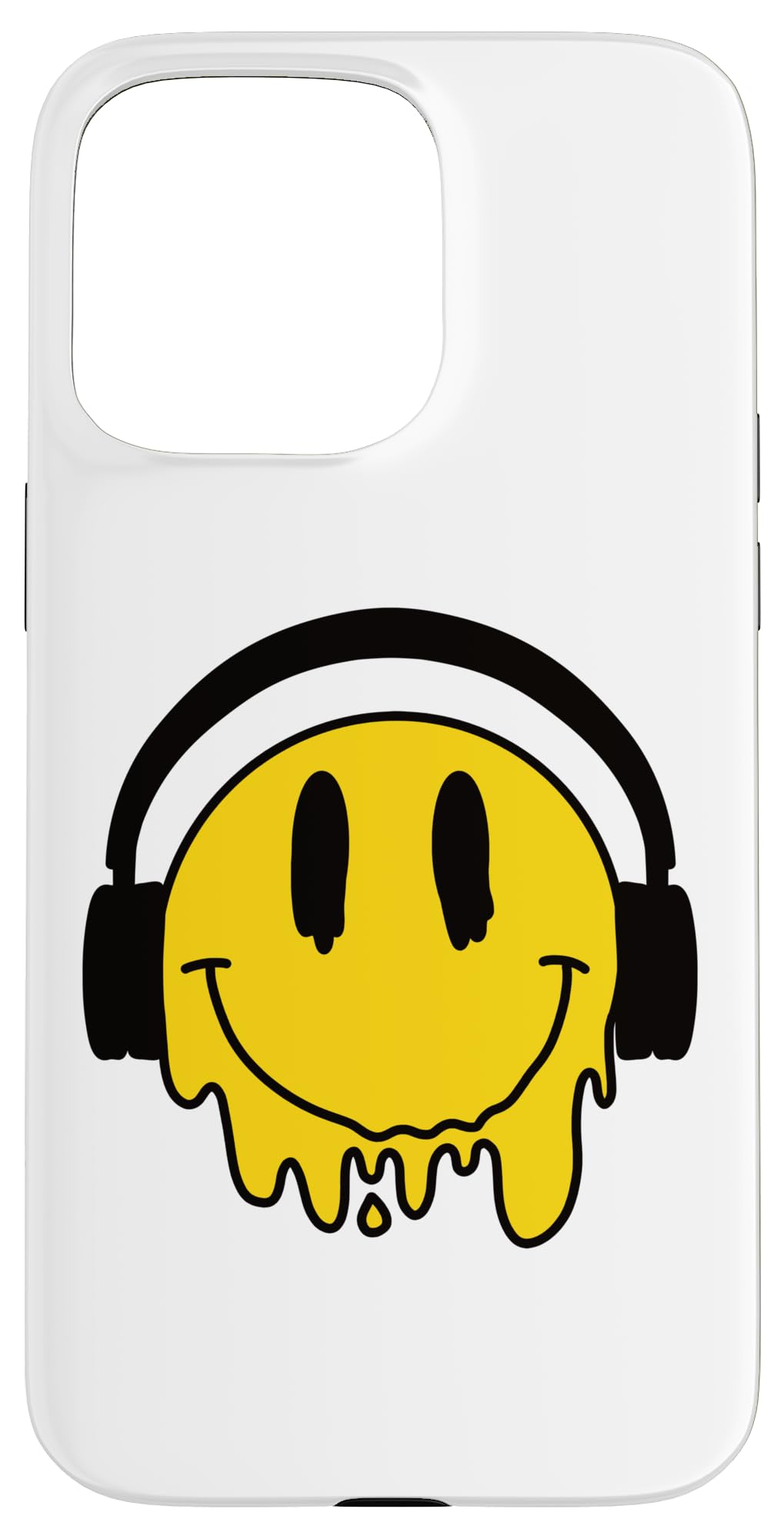 Melting Yellow Smile Funny Smiling Melted Dripping Face Cute Case for iPhone 15 Pro Max