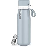 Philips Water GoZero Everyday Water Filter Bottle with Replaceable Filter and Straw, Transform Tap Water into tastier Drinkin