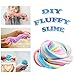 Huibudch Rainbow Slime Fluffy Slime Floam 10 OZ Slime 4 Colors Jumbo Slime Stress Relief Toy Keep Your hands Busy With 4 Colors 10 OZ( Blue Pink Green Purple)