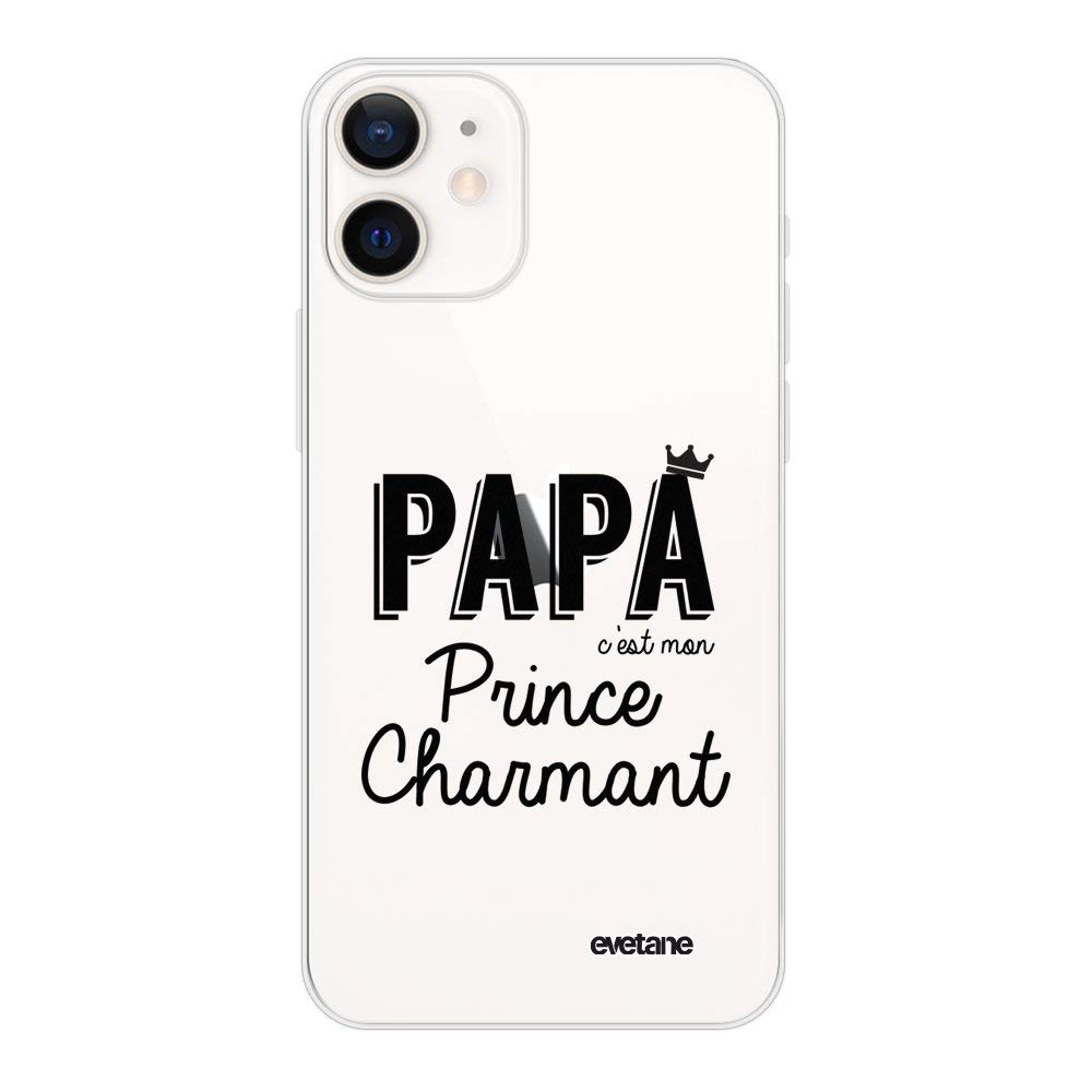 Evetane Cover for 5.4-Inch iPhone 12 Mini, Papa C'est Mon Prince Charmant — image 1