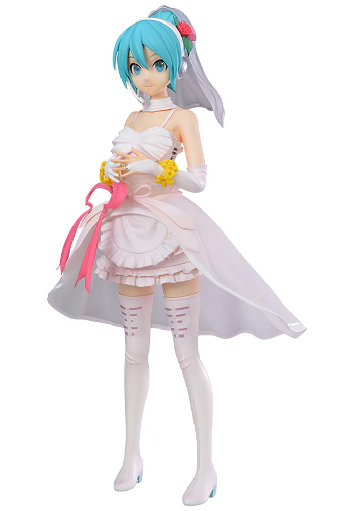 Project Diva Arcade Future Tone Hatsune Miku Super Premium Action Figure White Dress