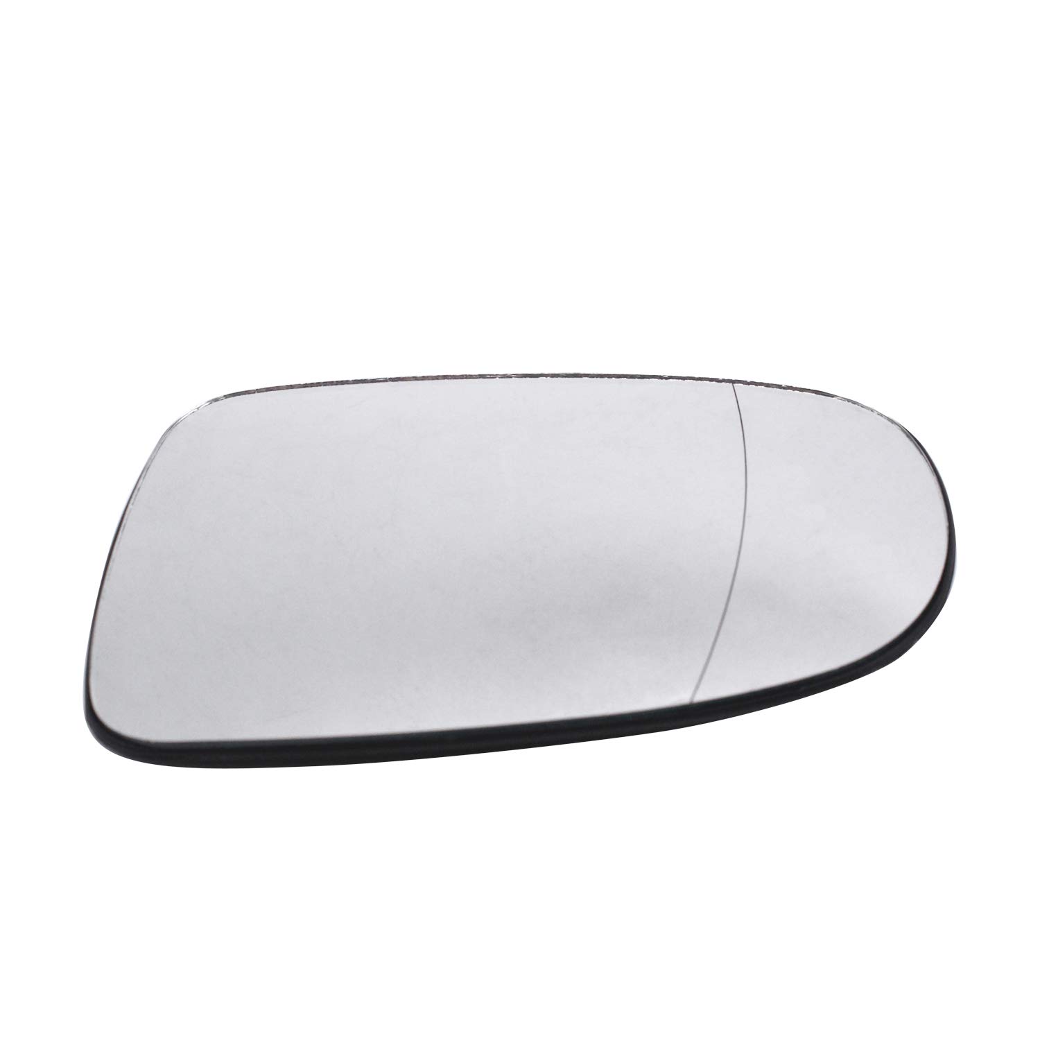 Heated Wing Mirror Glass Left Passenger Side Compatible for Vauxhall Corsa C 2001-2006