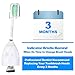 Jiuzhoudeal Toothbrush Replacement Heads Compatible with Philips Sonicare Electric Toothbrush, 6 Pack, White
