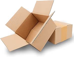 25 cajas plegables 150 x 150 x 80 mm cajas de envío de ...