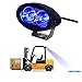 Poeland Forklift Blue Led 10W Warehouse Safe Warning Light Safety Spot Light 12V-60V