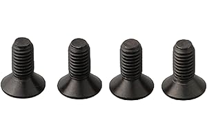 4-Pack Steel Bike Cleat Mounting Screws for SPD Self-Locking Pedals – Black 2g Per Screw Compatible Having Shimano SPD Look K