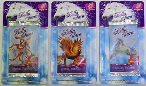 Bella Sara Winter Festival Trading Card Pack in Blister Card Packaging ~ 3 Pack Bundle