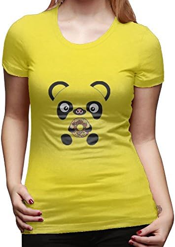 JUSTNICER Transgender Flag Fashion Style 3D Print Cotton Women's T-Shirt Yellow