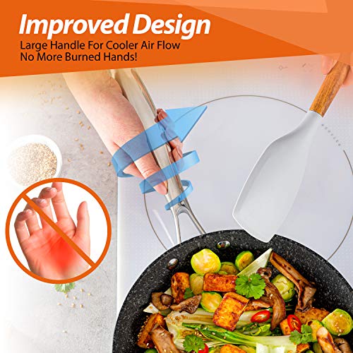 Stone Coated Nonstick Frying Pan with Lid 12 Inch Frying Pans