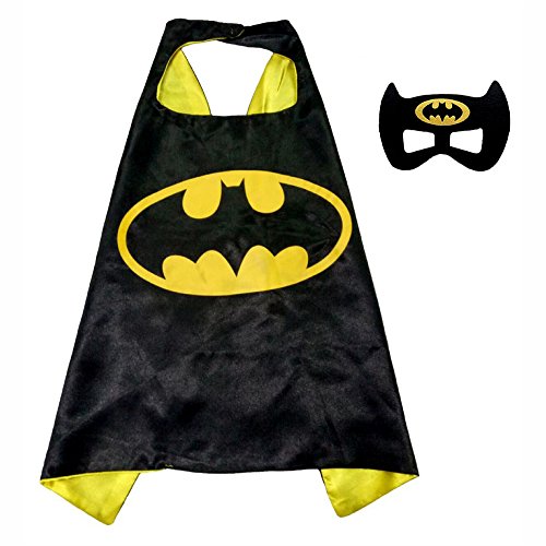 FASHION ALICE Superman CAPE & MASK SET,Halloween Costume Cloak for Child
