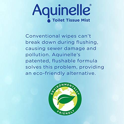 Aquinelle Toilet Tissue Mist, Eco-Friendly & Non-Clogging Alternative to Flushable Wipes Simply Spray On Any Folded Toilet Paper (8.25 oz Island Mist) - Thumbnail 5