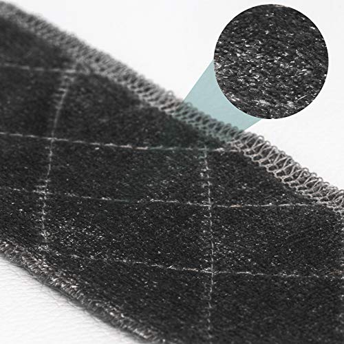 GEX Wig Grip Band Adjustable Wig Comfort Band with Adjustable Hook and Loop Fastener Non Slip Breathable Thin Head Hair Band to Keep Wig Secured and Prevent Headaches (Black)