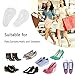 NANOOER Arch Support Insoles for Flat Feet, Plantar Fasciitis, Relieve Pain for Women and Men - 3pairs (Transparent)