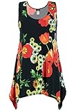 Jostar Women's HIT Side Drop Tank Tunic Print