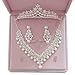 Ever Girl Bling Bride Hair Accessories Tiaras Earrings Necklace Wedding Sets F