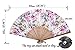 Salutto Hand Fan with Beautiful Fabric Printed (Big Flower)