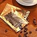 150 Packs Polyester Film Zip Lock Bags Aluminum Foil Bags Durable Double-Sided Metallic Foil Polyester Film Flat Pouch 7.5 x 12 cm/ 3 x 4.7 Inch(Gold,7.5 x 12 cm/ 3 x 4.7 Inch)