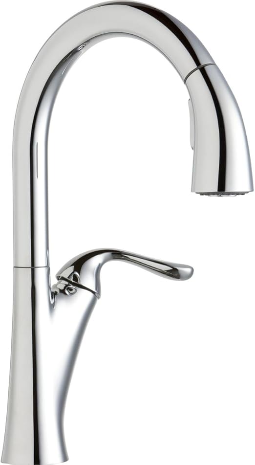 Elkay Harmony Lkha4031cr Single Hole Kitchen Faucet With Pull Down