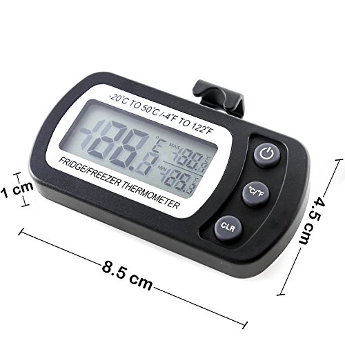 1 Refrigerator+Thermometer+Digital+Waterproof+Function