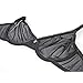 Women's Sheer Bra See Through Mesh Lingerie Set Transparent Unlined Lace Barely There Sexy Bras