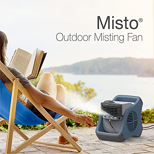 Lasko 7054 Misto Outdoor Misting Blower Fan Features Cooling Misters