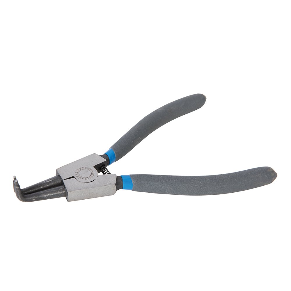 Silverline Bent External Circlip Pliers 180mm (PL75)