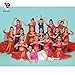 Belly Dance Costume Bollywood Dress - Halloween Chiffon Dance Outfit Costumes with Head Veil for Girls Blue