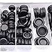EASYEAH 170 Pcs Rubber Grommets Firewall Hole Plug Set Electrical Wire Gasket Kit, Automotive Rubber Grommets for Wiring Assortment Kit for 1/4 3/8 1/2 5/8 3/4 7/8 1 Inch Round Drill Hole