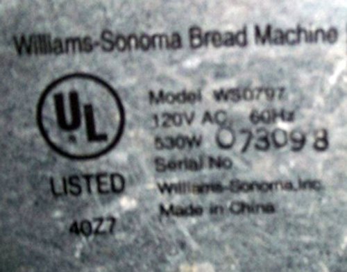 New Kneading Paddle Fits Williams-Sonoma Model # WS0797 Grande Cuisine Professional Horizontal 2-Lb Automatic Bread & Dough Maker Bread Machine Breadmaker Dough Mixing Blade [Kneader/Yeast Bundle] - Thumbnail 2