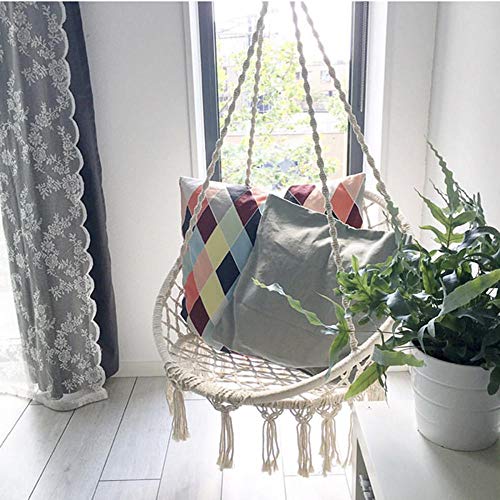 Home+Swing Chair Schaukel Runder Schlafsaal-Schlafzimmer-Hängender Stuhl Der Nordischen Art-Hängematten-Im Freien Für… – Bild 5