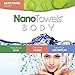 Nano Towels Body Bath & Shower Towel. Huge & Super Absorbent. Wipes Away Dirt, Oil and Cosmetics. Use As Your Sports, Travel, Fitness, Kids, Beauty, Spa Or Salon Luxury Towel. (20x40)