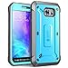 Galaxy S6 Active Case, SUPCASE Full-body Rugged Holster Case with Built-in Screen Protector for Samsung Galaxy S6 Active 2015 Release Will Not Fit Galaxy S6 Unicorn Beetle PRO Series - Retail Package (Blue/Black)